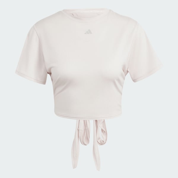 Pink Yoga Studio Wrapped Tee