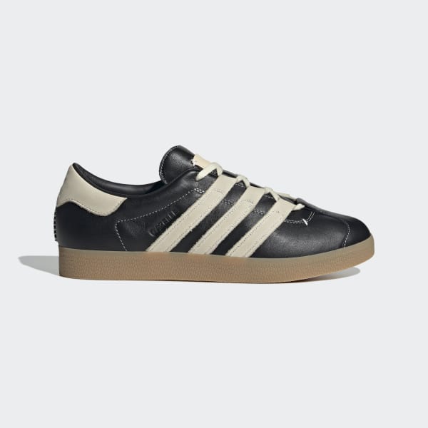 All black clearance leather gazelle