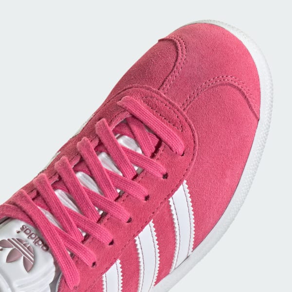 Hot pink adidas gazelle womens top