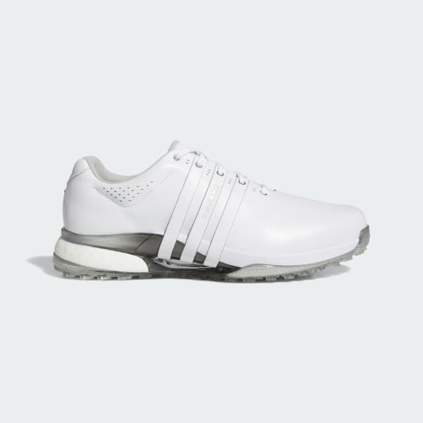White Tour360 25 Wide Spikeless Golf Shoes
