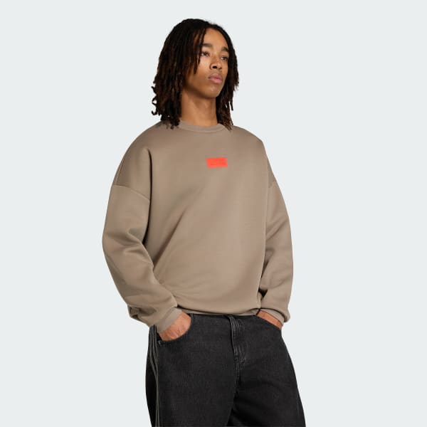 Brązowy BLUZA AUDI REVOLUT F1 TEAM ELEVATED CREW SWEAT