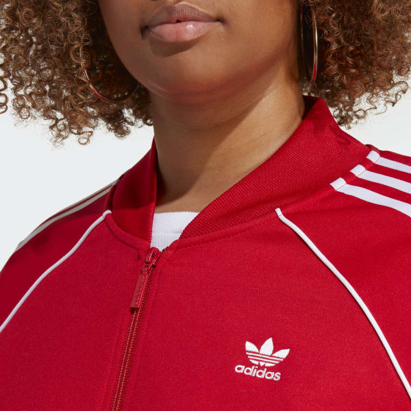 Red Adicolor Classics SST Track Jacket (Plus Size)