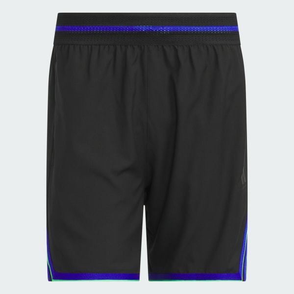 Preto Calções adidas Crazy Lite