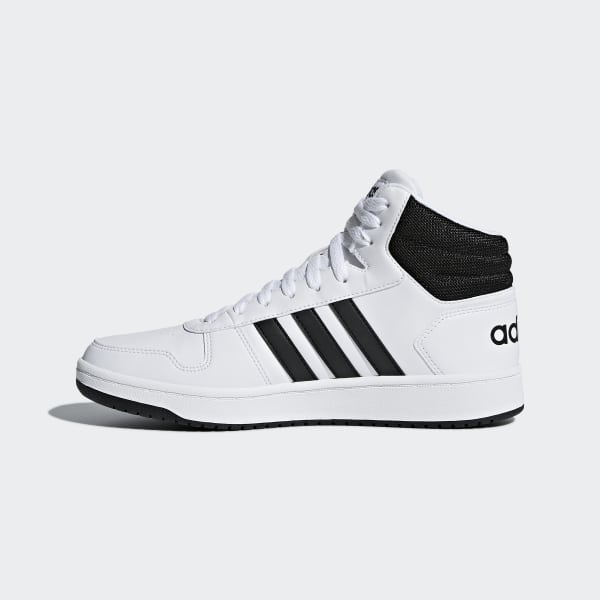 adidas Hoops 2.0 Mid Shoes - White | adidas US