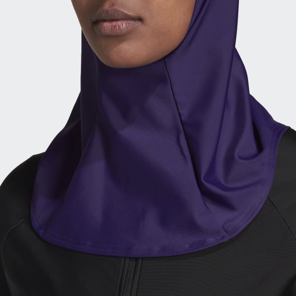 fialová Hidžáb 3-Stripes Swim