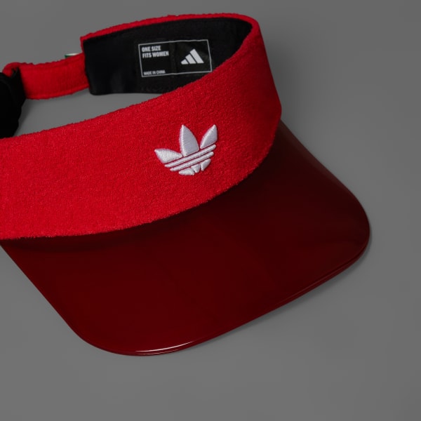 レッド 【オリジナルスゴルフ】パイル バイザー