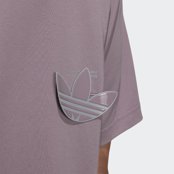 Purple Adicolor Short Sleeve Tee EWL75