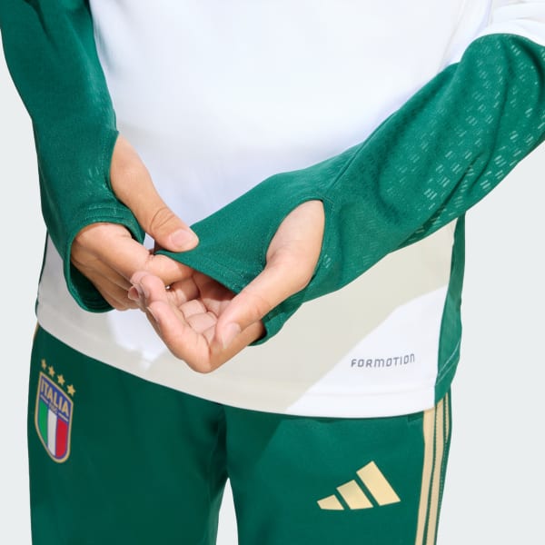 adidas Italy 26 Tiro Kids Training Top - White | Free Shipping