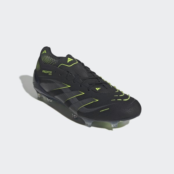 adidas Predator Elite Firm Ground Cleats - Black | Free