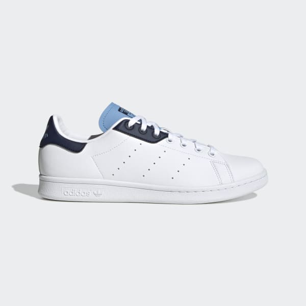 Stan smith white and blue store
