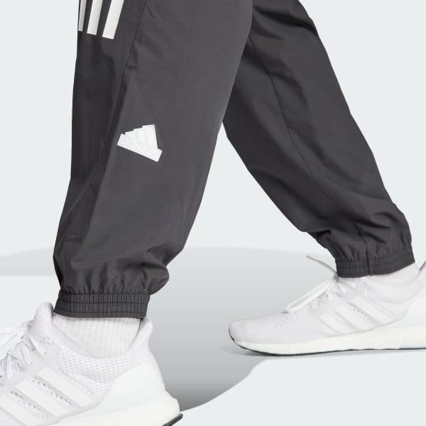 Adidas woven hotsell 3 stripe pant