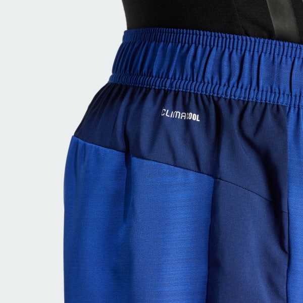 Shorts Woven Mélange Essentials para Treinamento. - Azul adidas