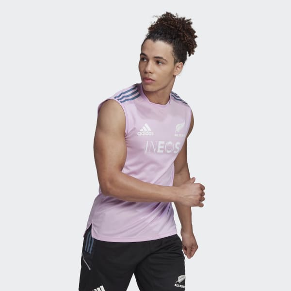 Μωβ All Blacks Rugby Performance Singlet WX945