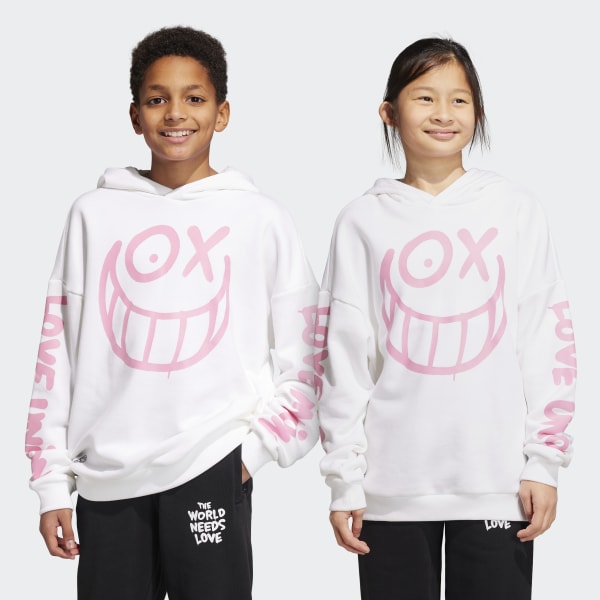 Bialy adidas Originals x André Saraiva Hoodie
