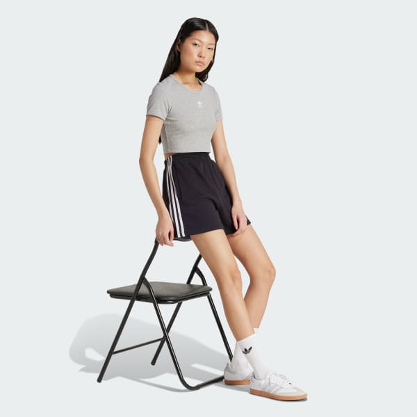 Black 아디컬러 3S 프렌치 테리 쇼츠