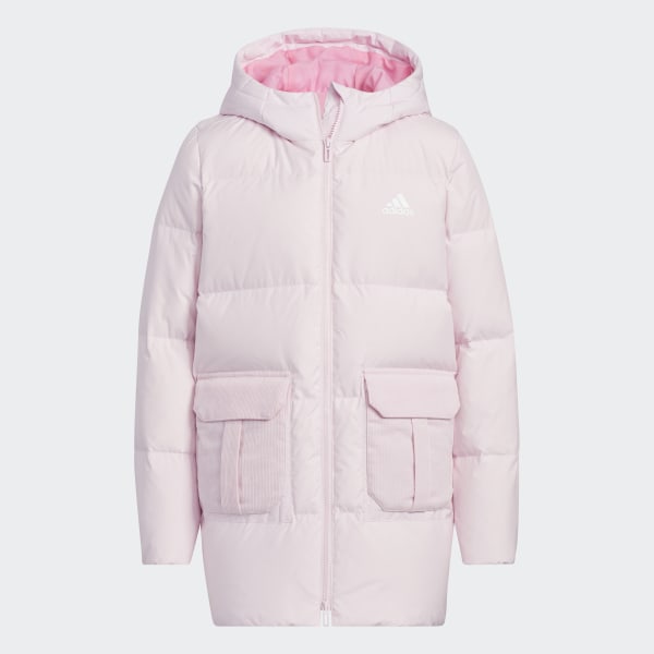 Pink BOS 롱렝스 다운 재킷