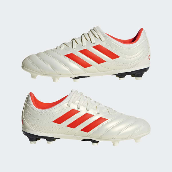 White Copa 19.3 Firm Ground Boots CEW85