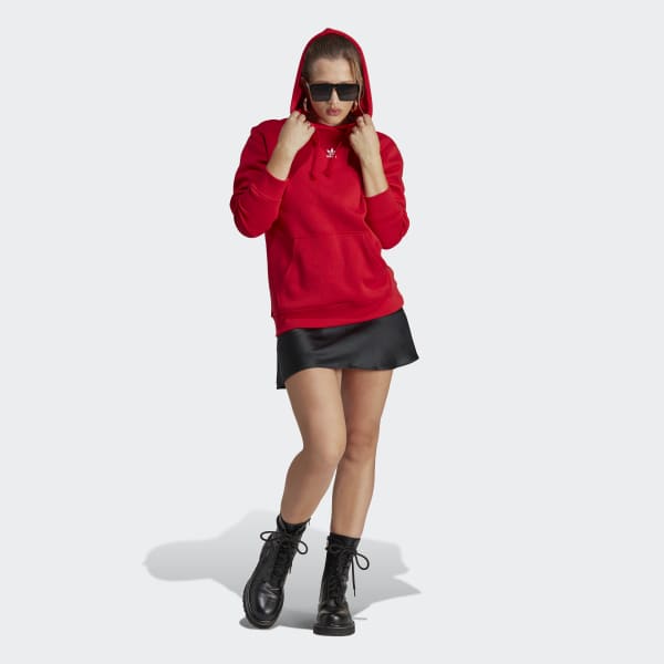 Rood Adicolor Essentials Fleece Hoodie