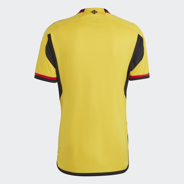 Yellow Northern Ireland 22 Away Jersey
