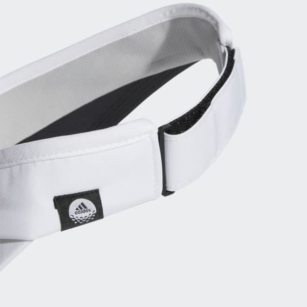 White Wide-Brim Tour Visor