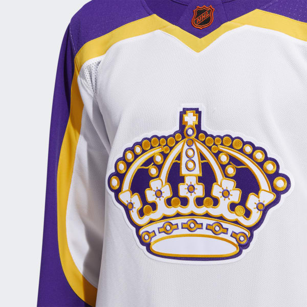 adidas Kings Authentic Reverse Retro Wordmark Jersey - White, Men's Hockey