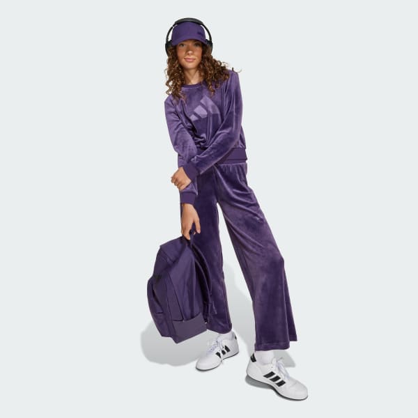 Violet Sweat-shirt cropped Holiday Glam Filles