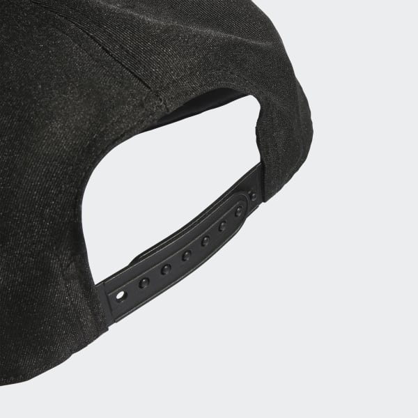 Svart Snapback Logo Cap