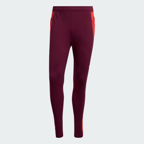 Adidas pants burgundy top