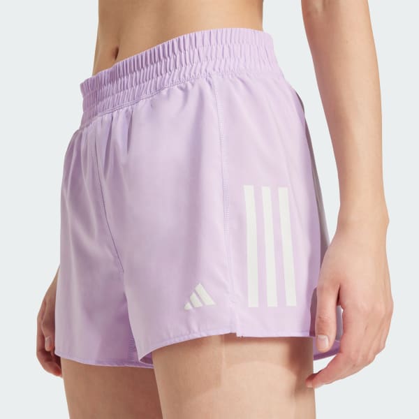 adidas Own the Run Shorts - Purple | Free Shipping with