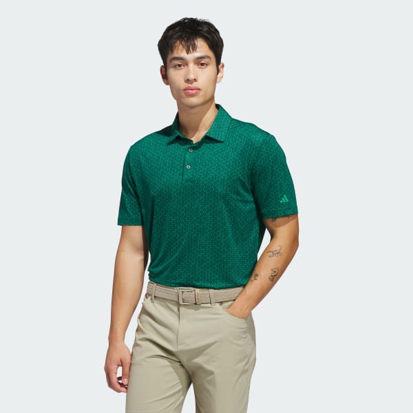 Verde PLAYERA POLO ULTIMATE365 CLIMACOOL TANGO PRINT DE MALLA