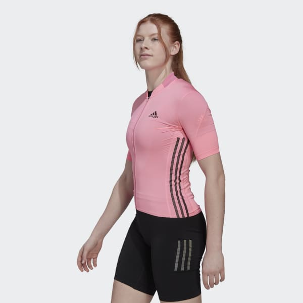 Rosado Maillot - polera de ciclismo manga corta 03190