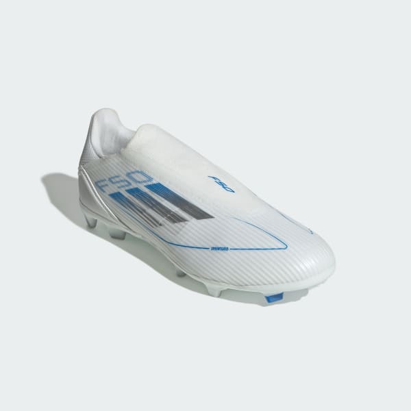Blanc Chaussure F50 League sans lacets terrain souple / multi-surfaces