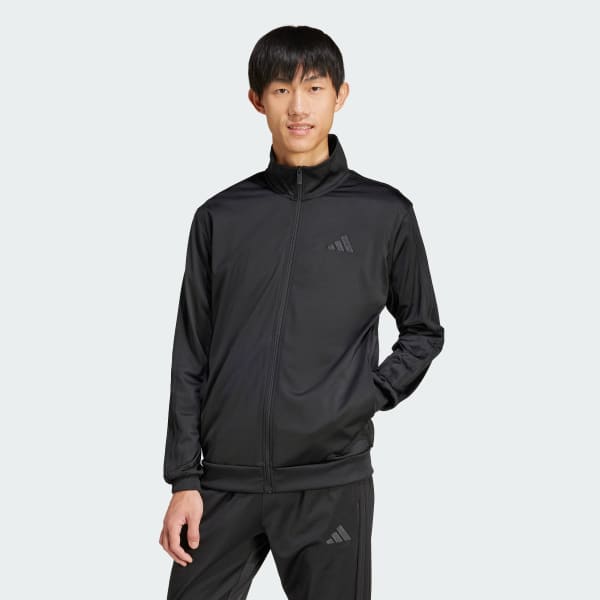 トップス adidas track jacket black Adidas Track Jacket Girl Size L (14) Full Zip Black with