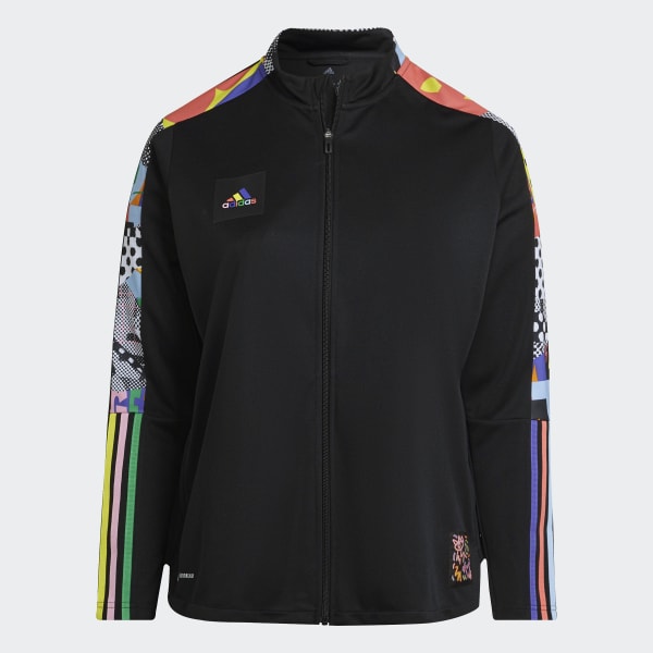 Negro Chaqueta Tiro Pride (Tallas grandes) MBM52