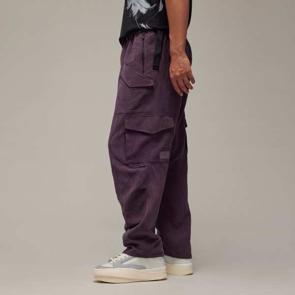 V580 Baggy Cargo Pants - Purple | mnml | shop now