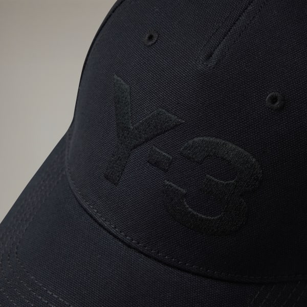 Svart Y-3 Classic Logo Caps