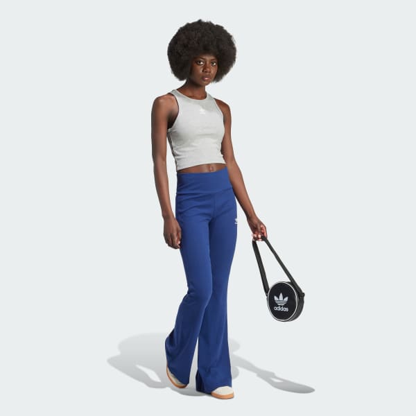 Grijs Essentials Ribbed Tanktop