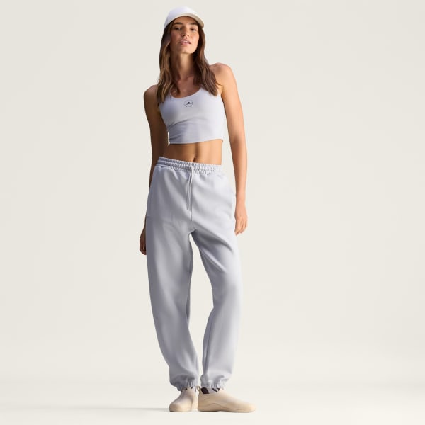 Abu-abu Celana Olahraga Loose adidas by Stella McCartney