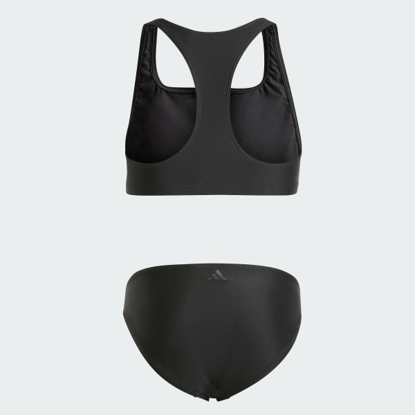 Μαύρο Performance Big Bars Bikini Kids