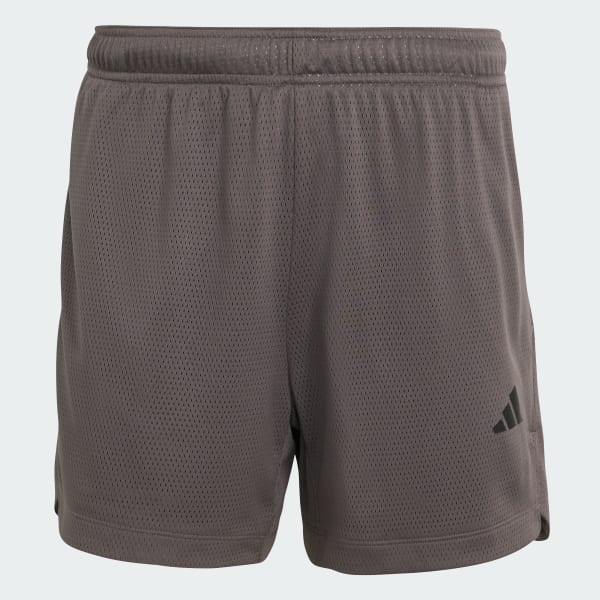 Brown D4T PrimeLift Essentials Workout Mesh Shorts
