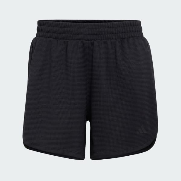 Zwart Pacer Waffle Workoutshort