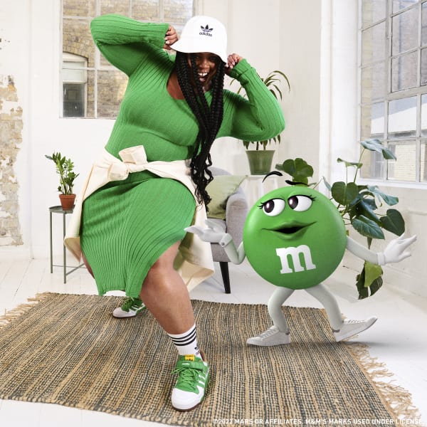 green m and m