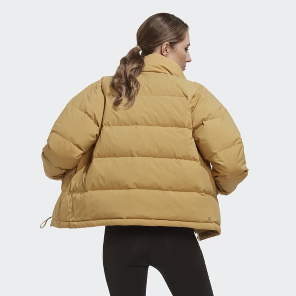 Beige Helionic Relaxed Down Jacket