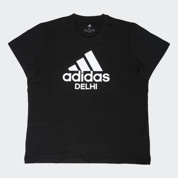 Adidas Sport Performance Delhi Logo Graphic Tee - Black | Adidas India