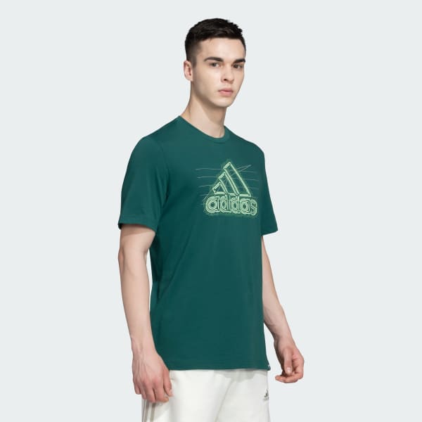 Green GROWTH BADGE OF SPORT TEE