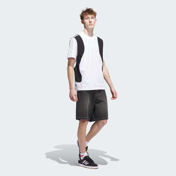 Black Tyshawn Denim Short