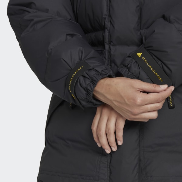 Czerń adidas by Stella McCartney Mid-Length Padded Winter Jacket