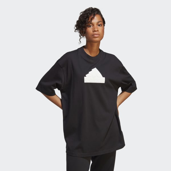 Black Oversized Boyfriend T Shirt