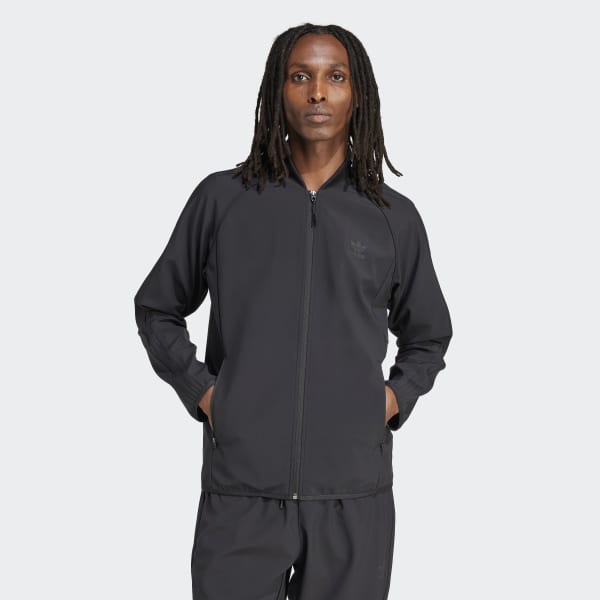 Adidas cozy track top black online