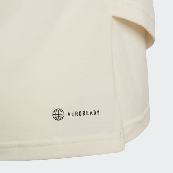 Beige Playera de Entrenamieto de Yoga AEROREADY